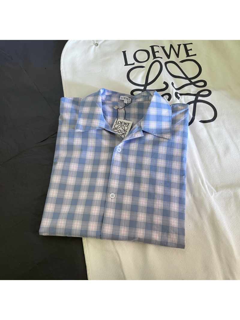 Loewe Plaid Short-Sleeve Shirt - Chic & Timeless
