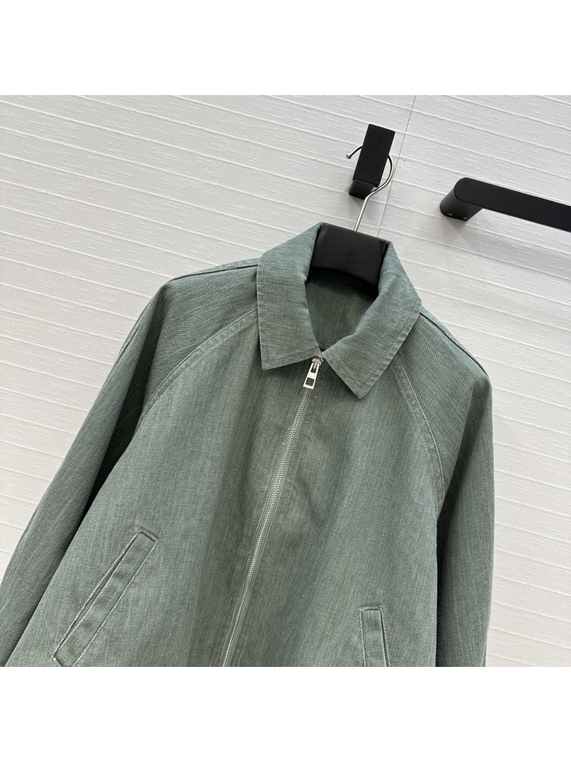 Loewe Exclusive Distressed Two-Tone Denim Balloon Jacket - Oversized & Stylish