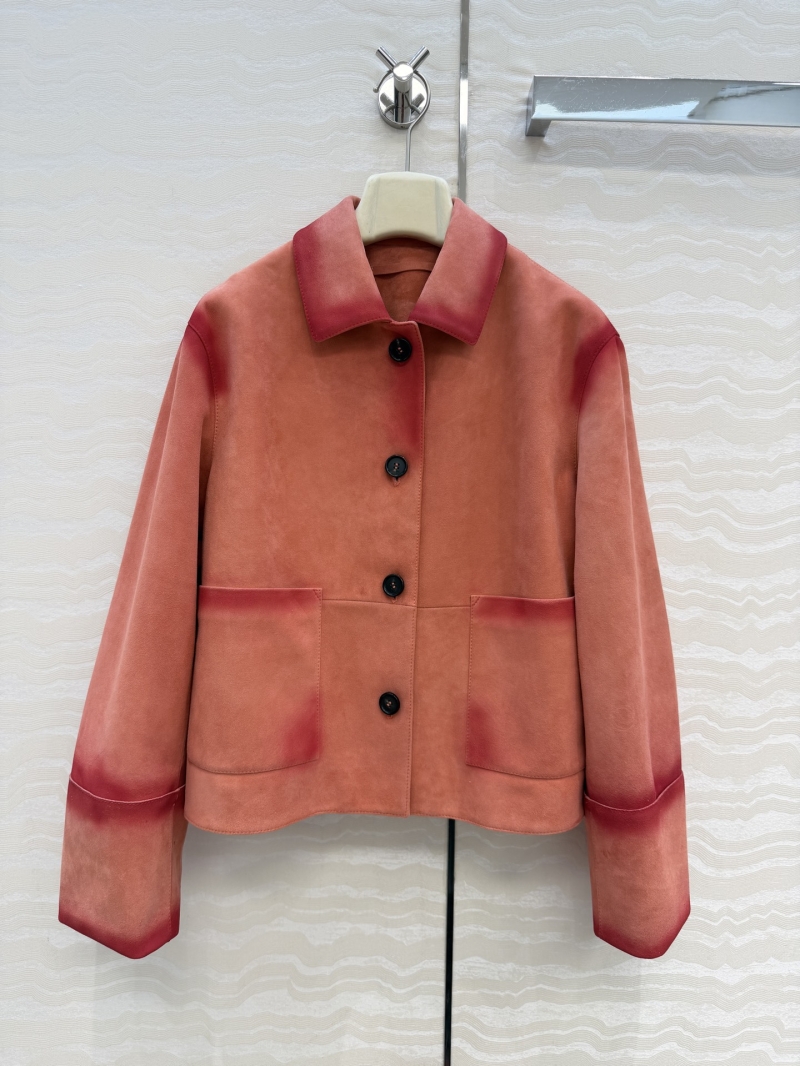 Loewe Limited Edition Burnished Lambskin Suede Vintage Jacket
