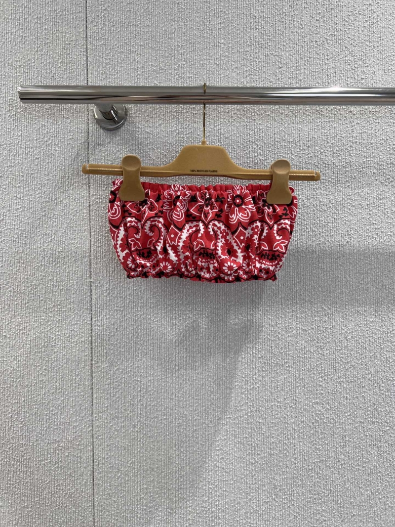 Miu Miu Spring Summer Exclusive Cashew Flower Elastic Tube Top