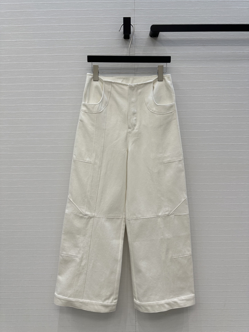 Miu Miu Sweet & Cool Girl Denim Overalls - High Waist Straight Leg Workwear Jeans