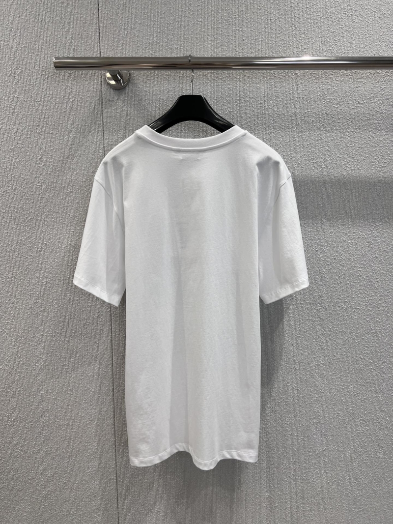 Max Mara 25SS Spring Summer Printed Round Neck T-Shirt - Exclusive Luxe Design