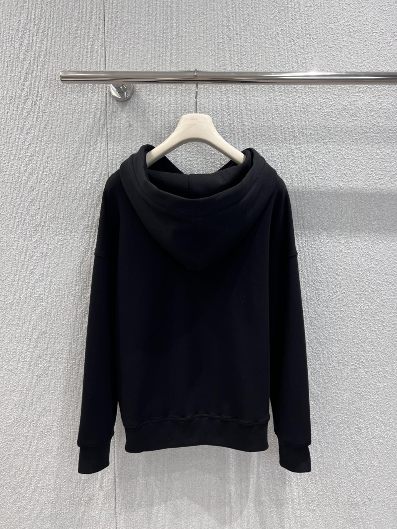 MaxMara The Cube Embroidered Hooded Sweatshirt in Black | Soft Cotton-Blend Fabric | Relaxed Fit | Limited Edition