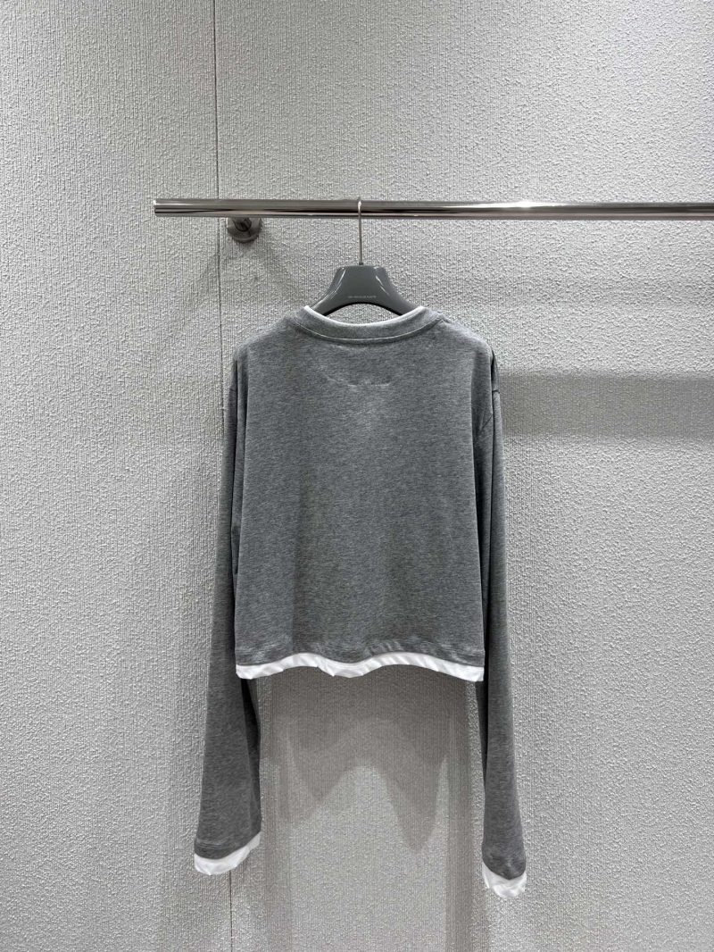 Prada Spring/Summer Two-Piece Long Sleeve T-Shirt - Luxe Cotton Blend