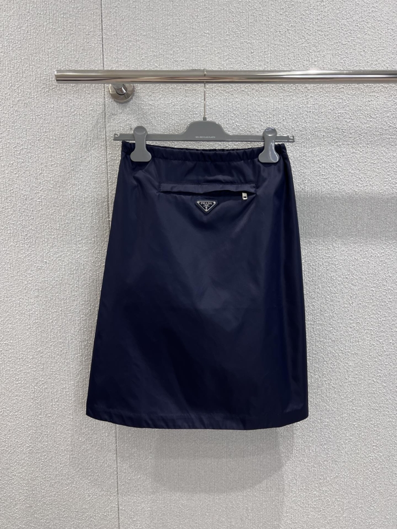 Prada Spring/Summer High-Waist Utility Skirt - Eco Nylon Luxe Design