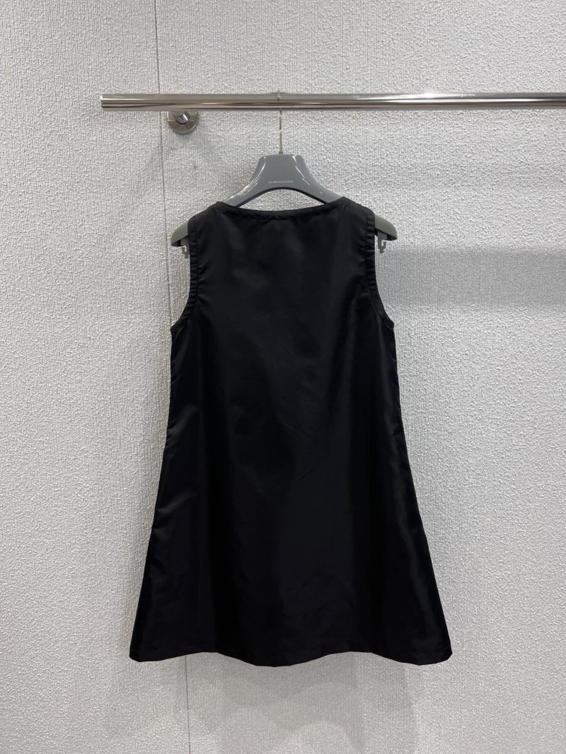 Prada Spring/Summer Black Zipper Dress - Sweet & Edgy Luxe Style