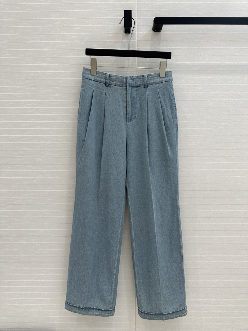 Ralph Lauren 2025 Spring/Summer Denim Slim-Fit Trousers - Luxe Old Money Style