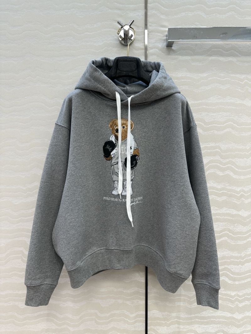 Ralph Lauren Luxe American-Style Boxing Bear Hoodie - Timeless Hooded Silhouette