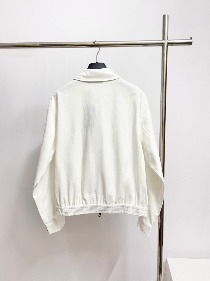 Polo Ralph Lauren Signature Polo Pony Embroidered Lightweight Jacket in Crisp White