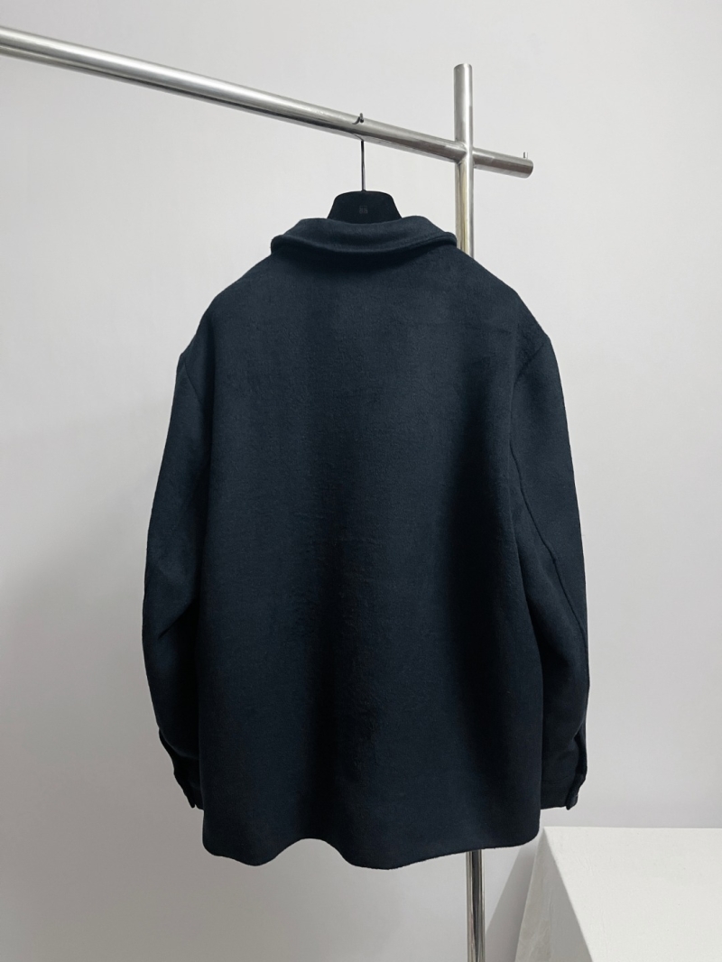 Ralph Lauren Midnight Blue Wool-Cashmere Shacket - Sumptuous 80/20 Blend, Signature Tailored Fit, Luxury Men's Chore Coat