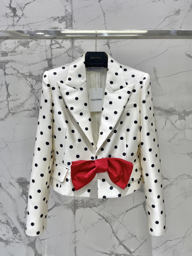 VALENTINO Exclusive Polka Dot Print Jacket - Luxe Retro Style