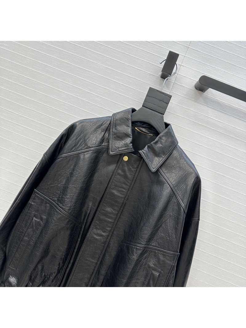 Saint Laurent YSL Modern Leather Jacket Limited Edition - Luxe Black