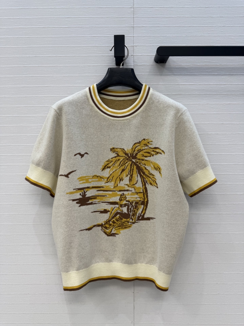 Zimmermann Tropical Palm Tree Jacquard Knit Lounge Set