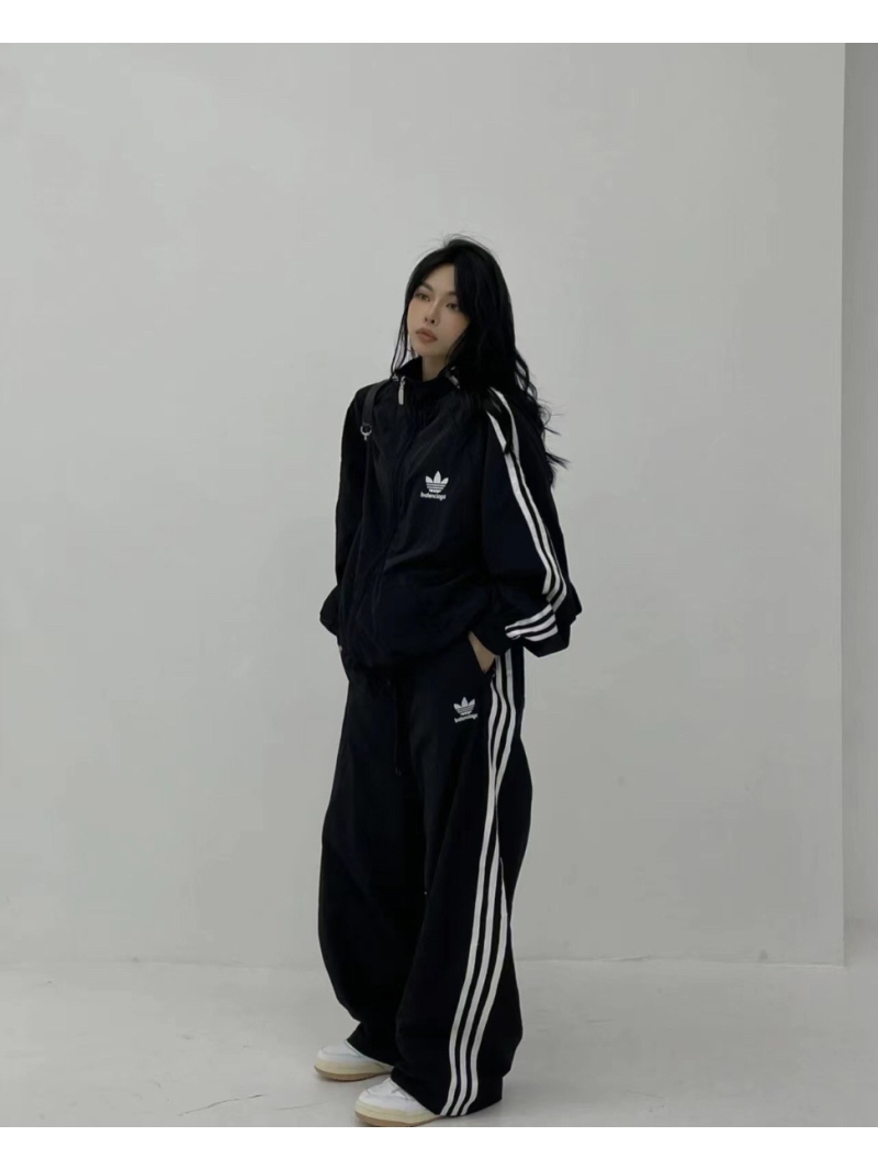 Balenciaga x Adidas Exclusive Unisex Jacket & Pants Sportswear Set