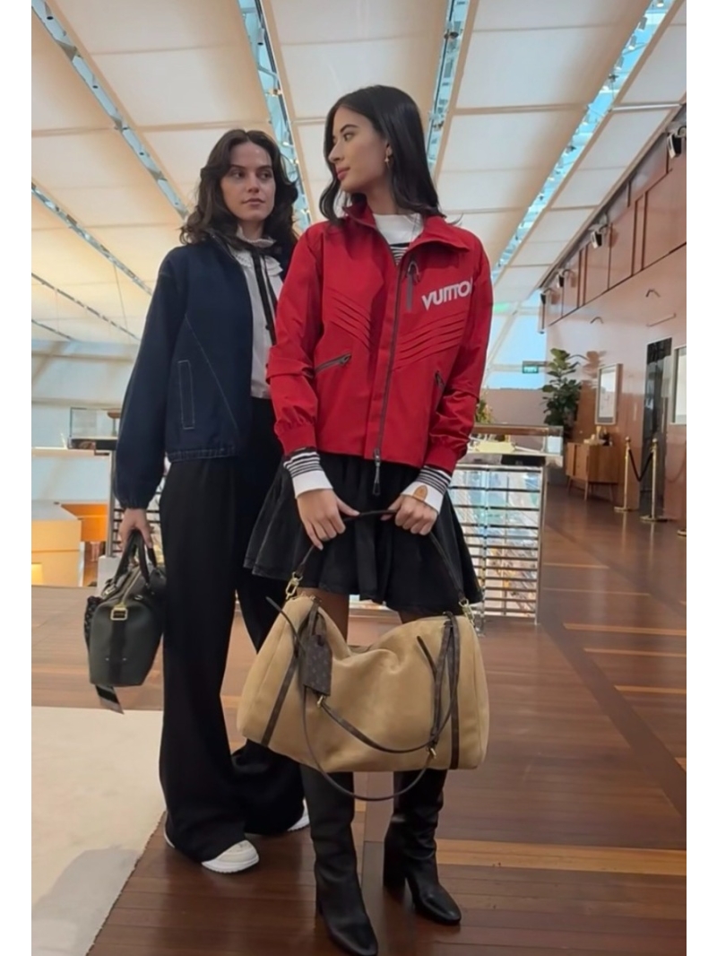 Louis Vuitton Red 2025 Fall/Winter Anorak Jacket with Exclusive Logo & Sporty Trim