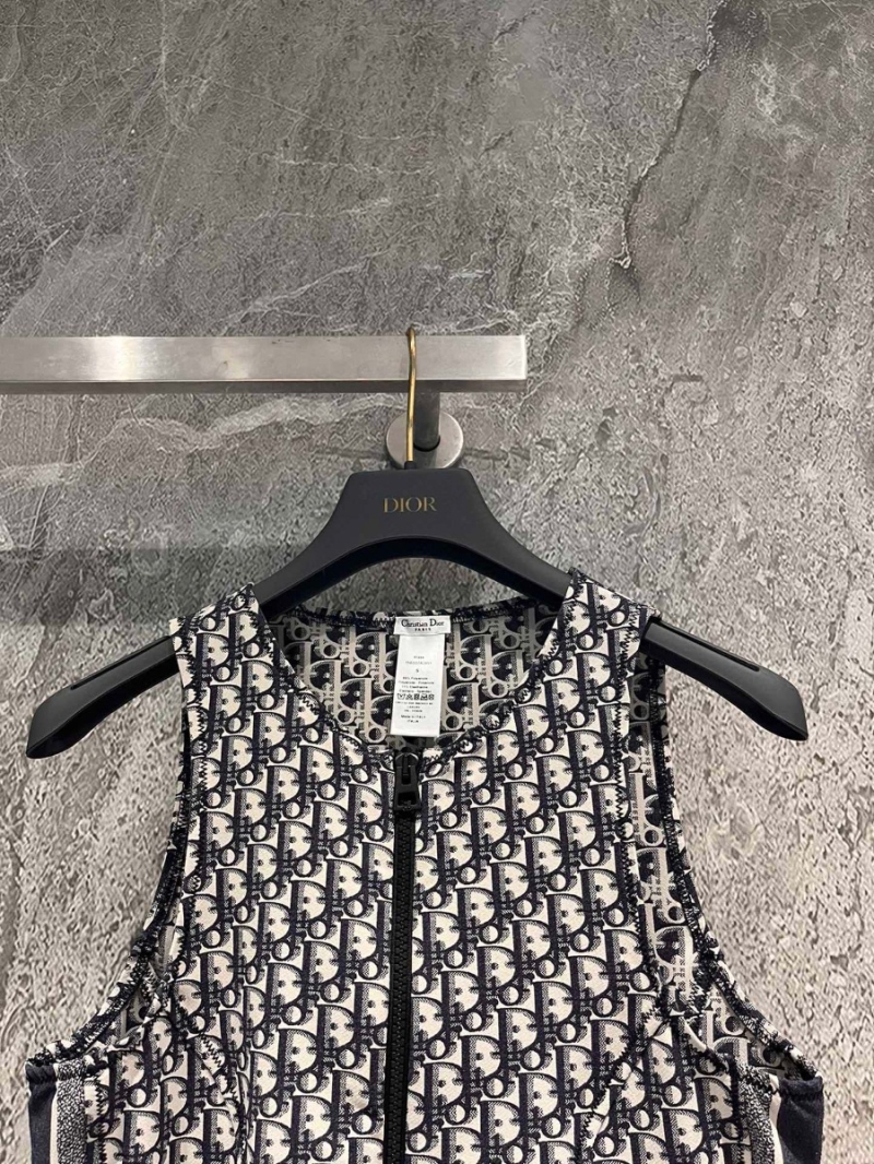 Dior Fall Riviera Collection - Chic OBLIQUE Jacquard Bodysuit