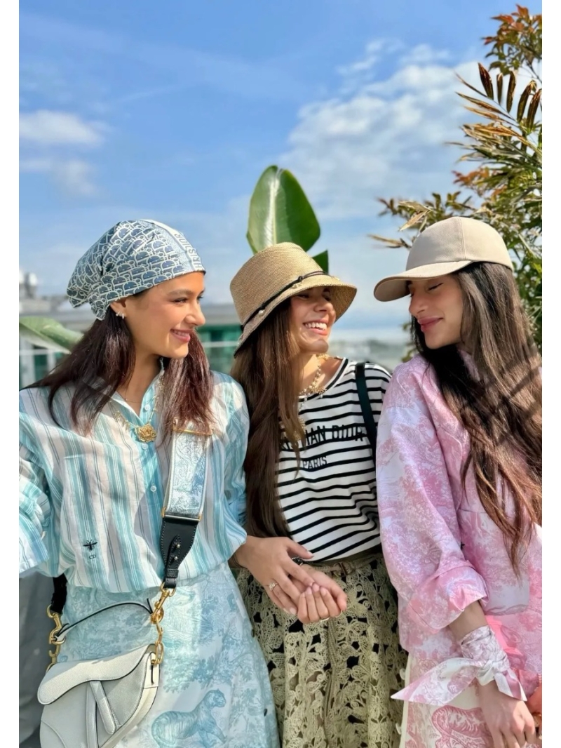 Dior Spring-Summer Resort Striped Print Shirt - Luxe Silk Cotton Elegance