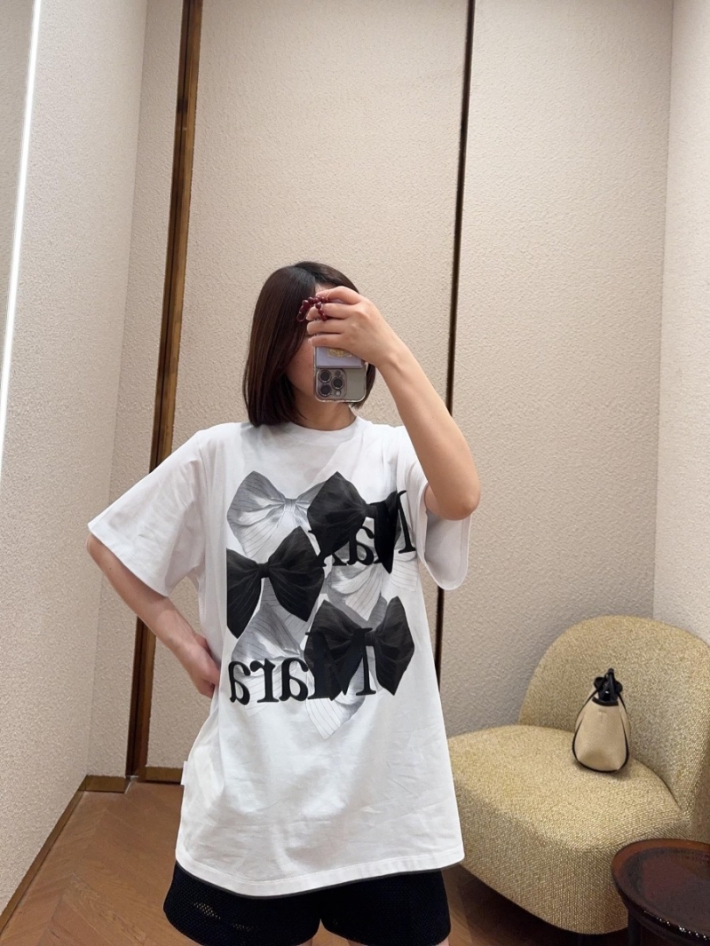 Max Mara Spring/Summer Butterfly Bow Logo Print T-Shirt