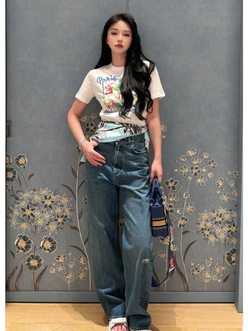 Dior Miss Dior Spring-Summer Souvenir City Limited Edition Floral T-Shirt