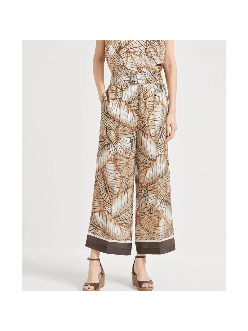 Brunello Cucinelli High Summer Wide-Leg Trousers - Luxe Silk Elegance