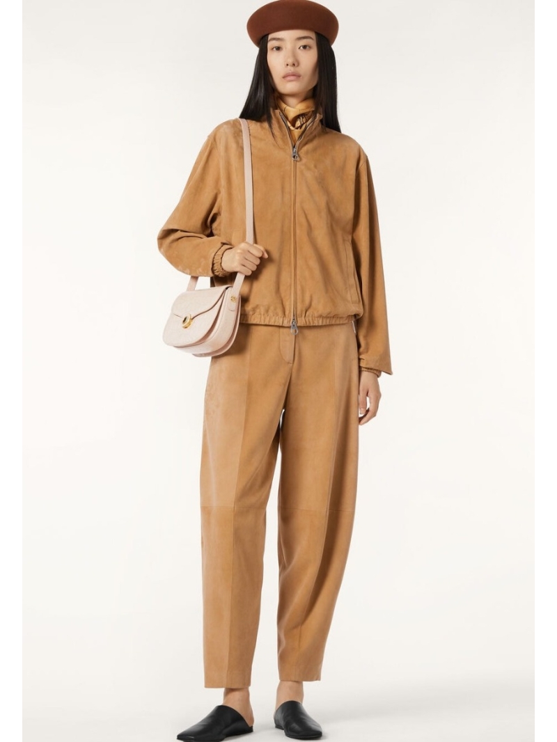 Loro Piana Luxe Suede Pilot Jacket - Early Autumn Exclusive