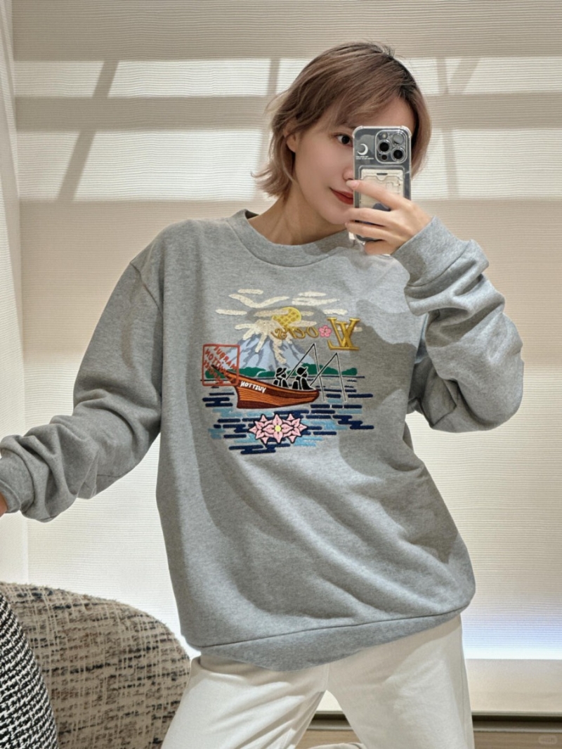 Louis Vuitton x Nigo Embroidered Crewneck Sweatshirt - Exclusive Luxe Edition