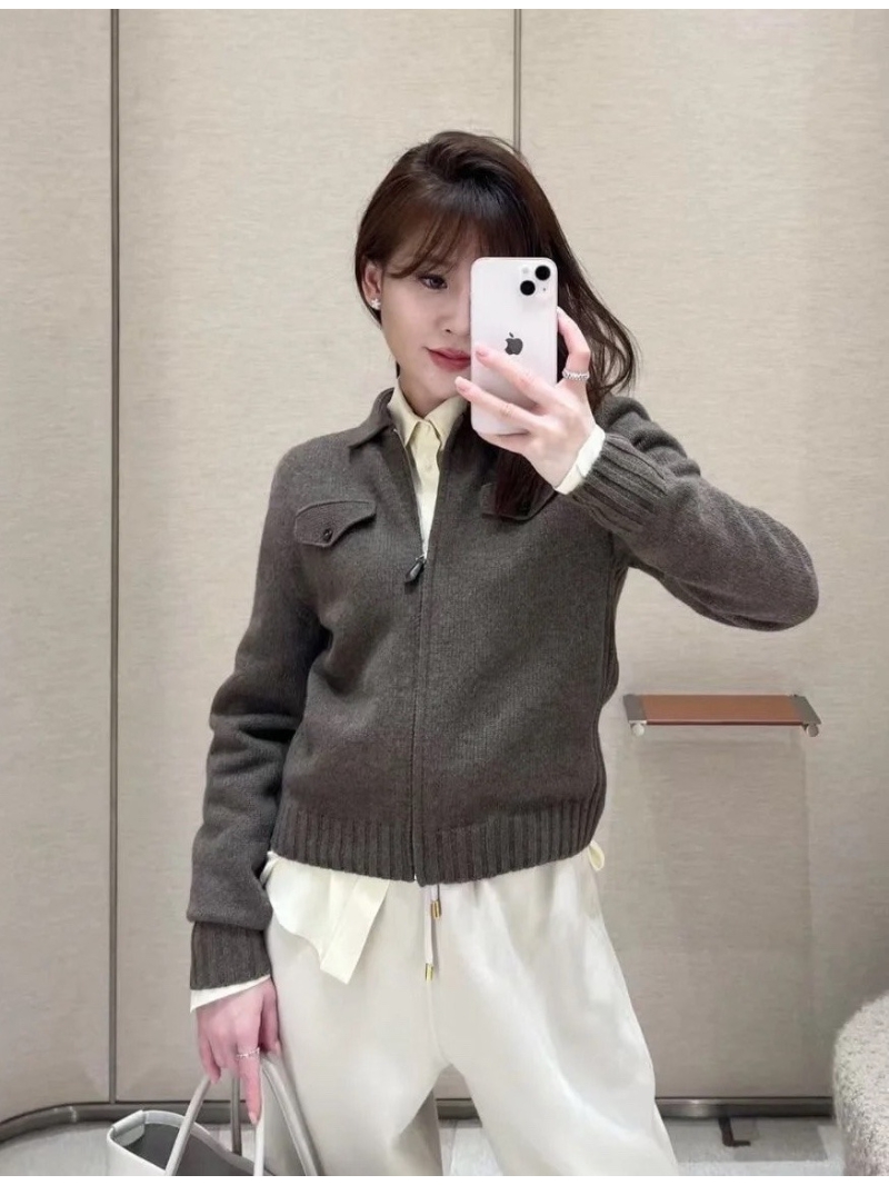 Loro Piana Exclusive High-Intelligence Cashmere Collared Jacket in Charcoal Gray