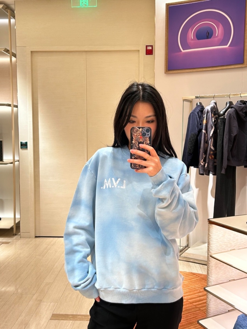 Louis Vuitton Sky Blue Tie-Dye L.V.M. Monogram Sweatshirt