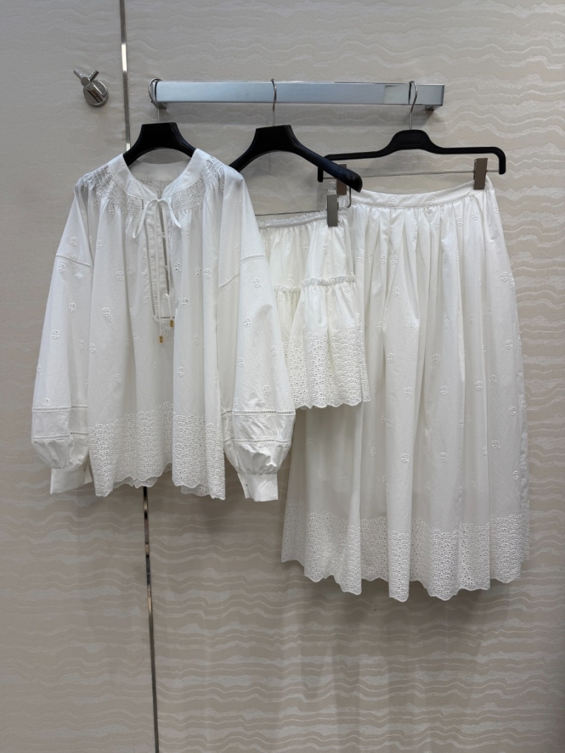 Zimmermann Pure Cotton Broderie Anglaise Lantern Sleeve Blouse in White