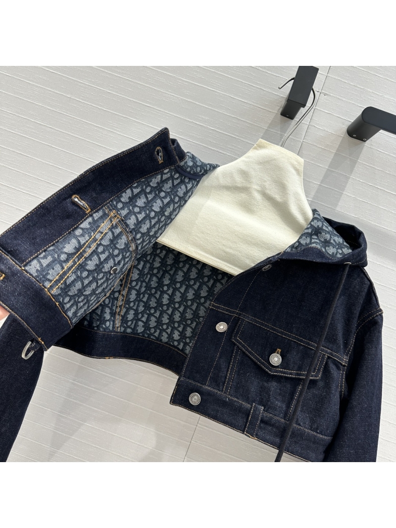 Dior Ultra-Cropped Monogram Denim Jacket - Early Autumn 2024