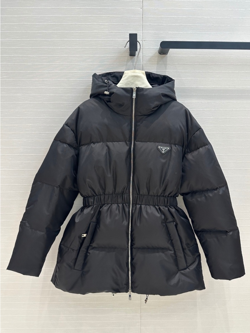 Prada 2024 Fall/Winter Collection Chic Nylon Puffer Jacket