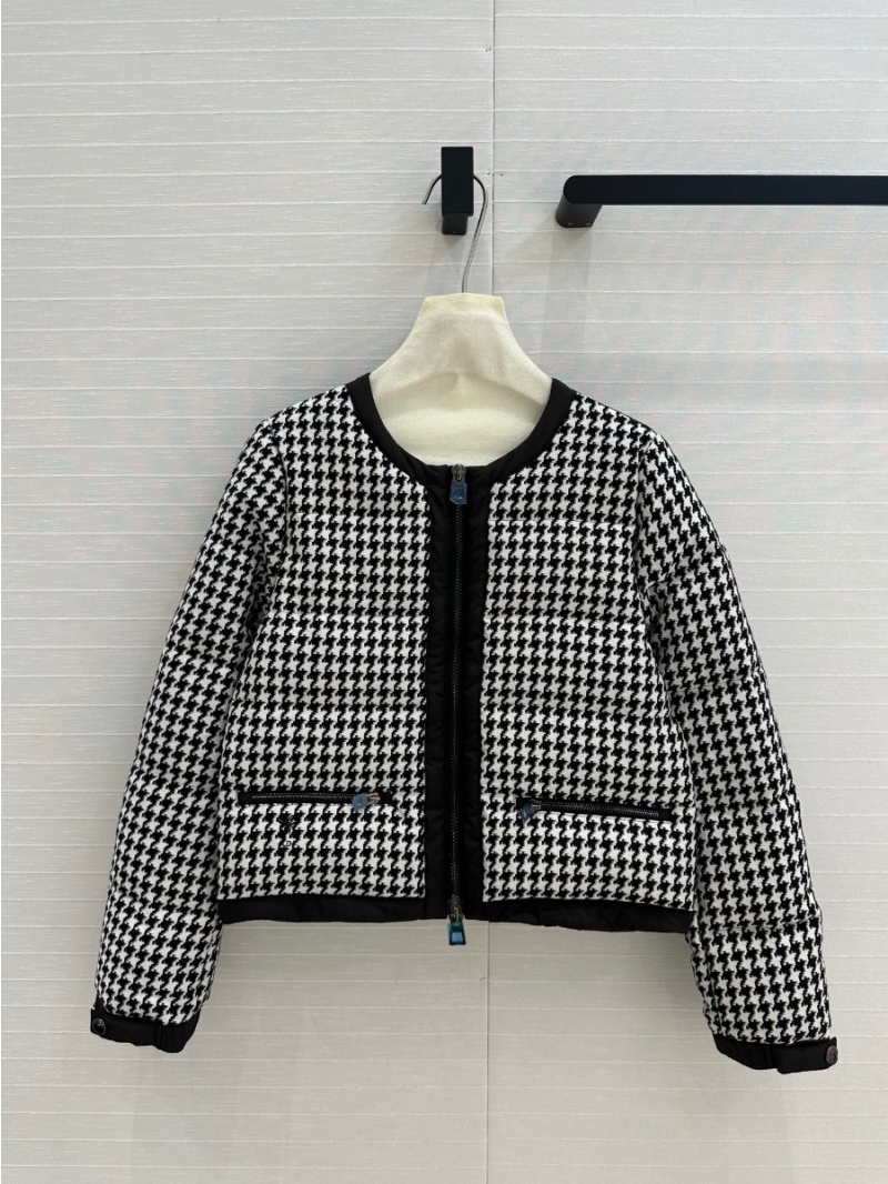 Dior 24 Fall/Winter Houndstooth Jacquard Down Jacket