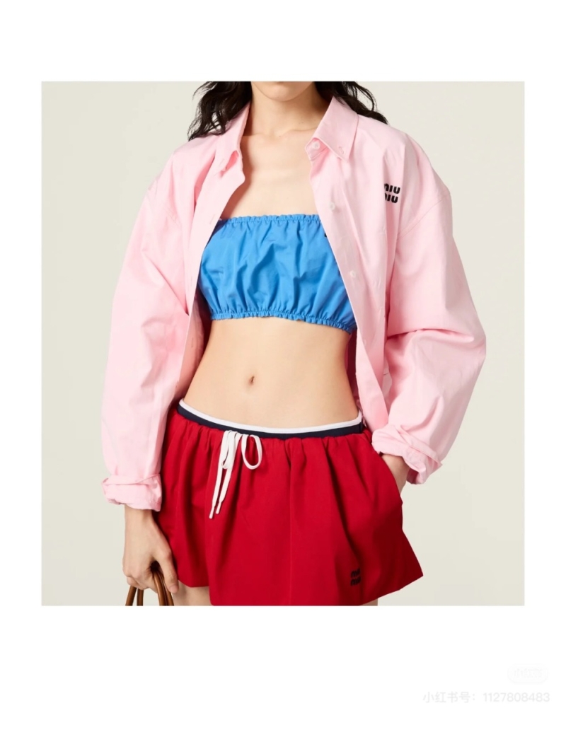 Miu Miu Retro Chic Playful Bubble Skirt Red