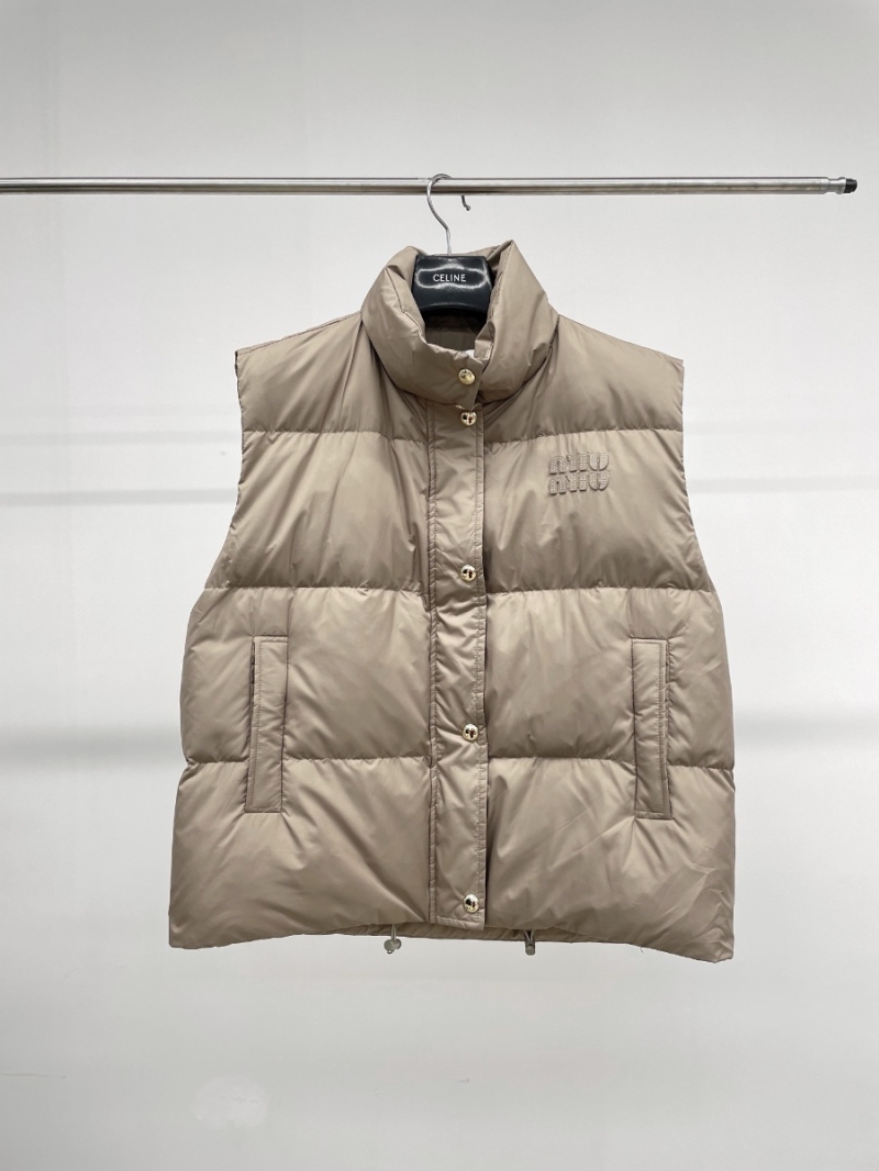 Miu Miu Fall/Winter 2024 Striped Down Vest