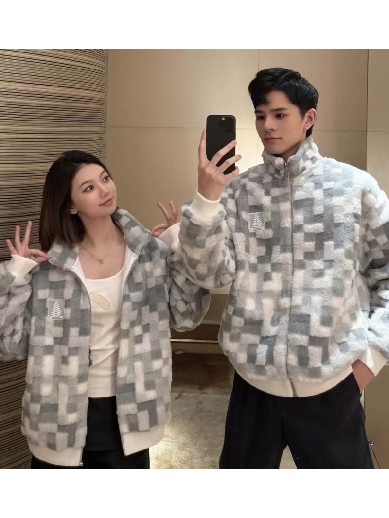 Louis Vuitton LV Unisex Mosaic Ski Series Teddy Jacket Limited Edition