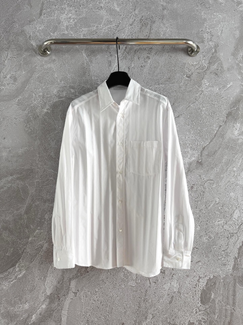 Celine Paris Gauze Striped Linen Shirt – Lightweight and Versatile