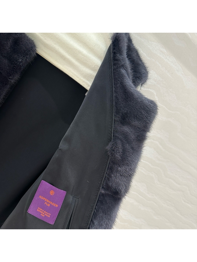 Dior Limited Edition Copenhagen Auction Purple Label Mink Fur Vest Black