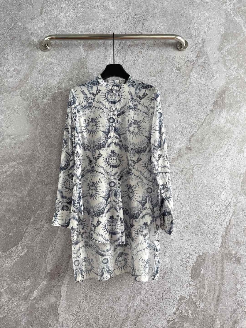 Dior Soleil Print Cotton Shirt – Timeless Elegance