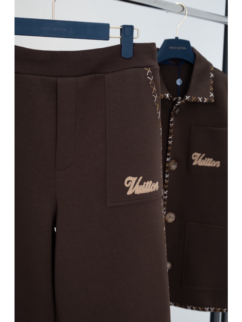 Louis Vuitton LV 2024 AW Embroidered Drawstring Trousers