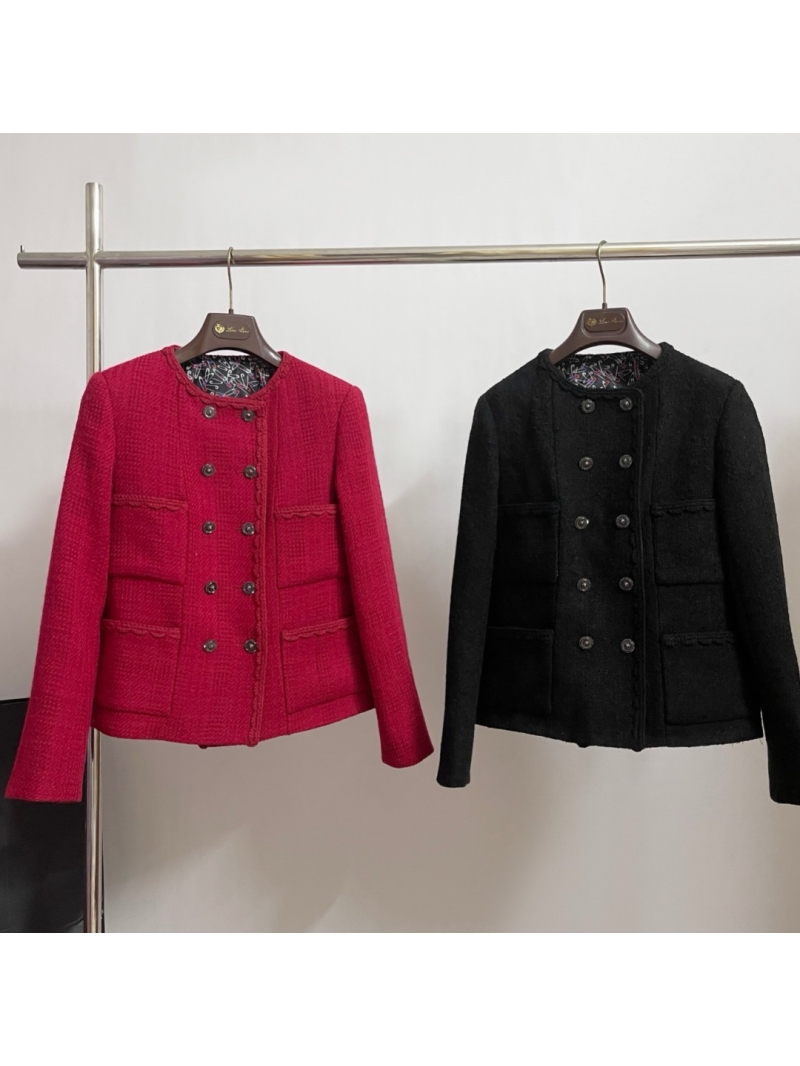 Chanel 24K Wool Tweed with Silk Lining  Jacket Black