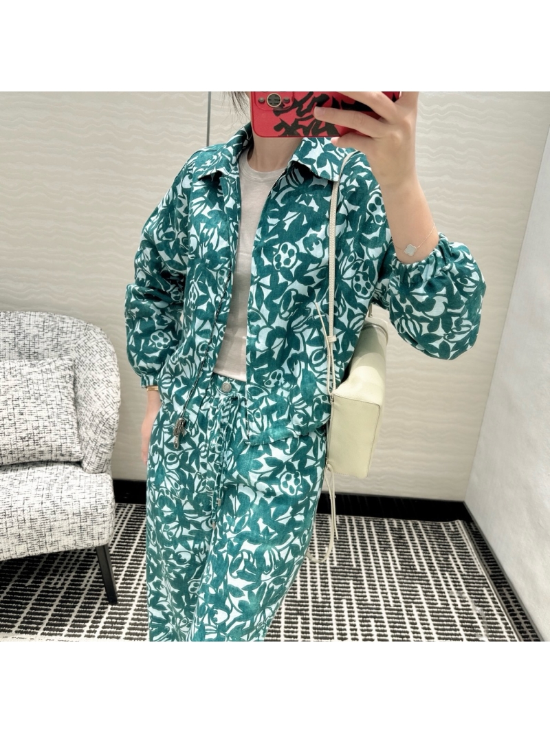 Loro Piana Michele Bomber Jacket Green - Spring/Summer 2025 Collection