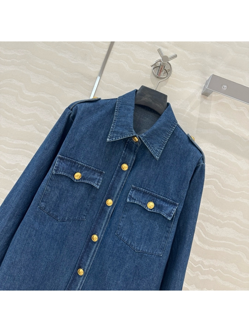 Valentino French Washed Denim Shirt – Effortless Chic