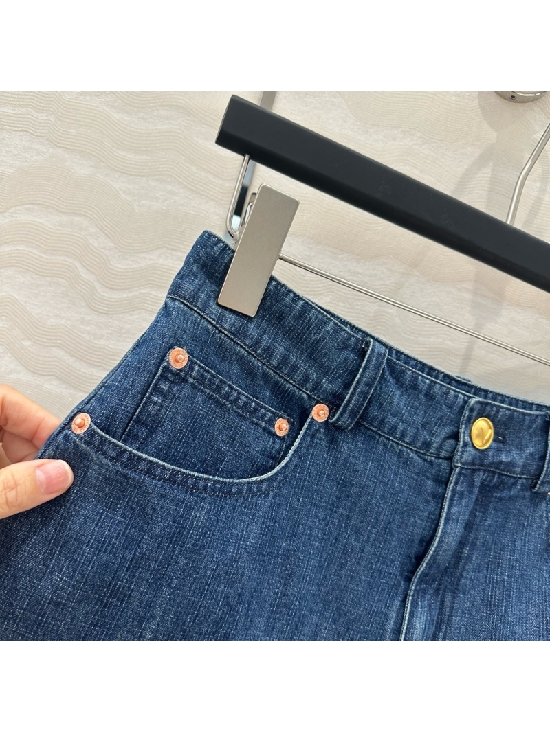 Valentino French Style Imported  Wash Denim Shorts – Timeless and Versatile