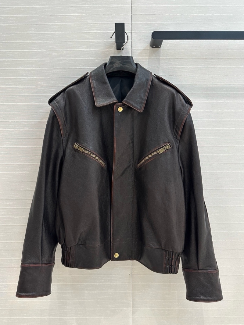 YSL Saint Laurent Unisex Imported Turkish Lambskin Leather Jacket Limited Edition