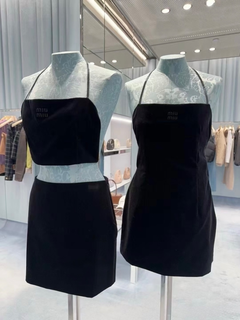 Miu Miu Luxe Velvet Two-Piece Set