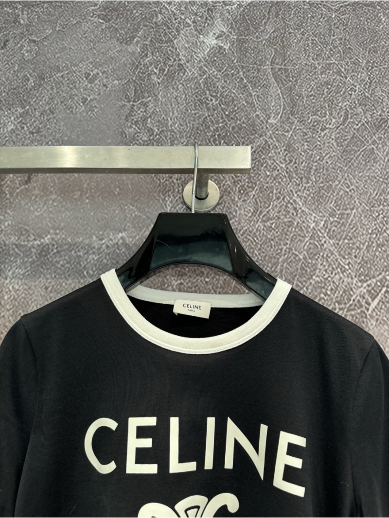 Celine Triumph Arch Print T-Shirt Black