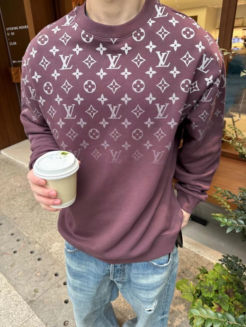 Louis Vuitton LV Gradient Monogram Classic Burgundy Sweatshirt