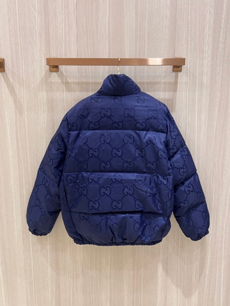 Gucci 2023 Autumn/Winter Jacquard Monogram Down Jacket - Royal Blue