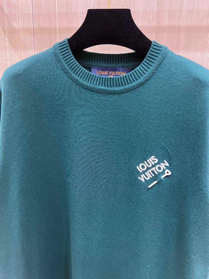 Louis Vuitton New Arrival Spring 24 Safety Pin Knit Short Sleeve. Teal