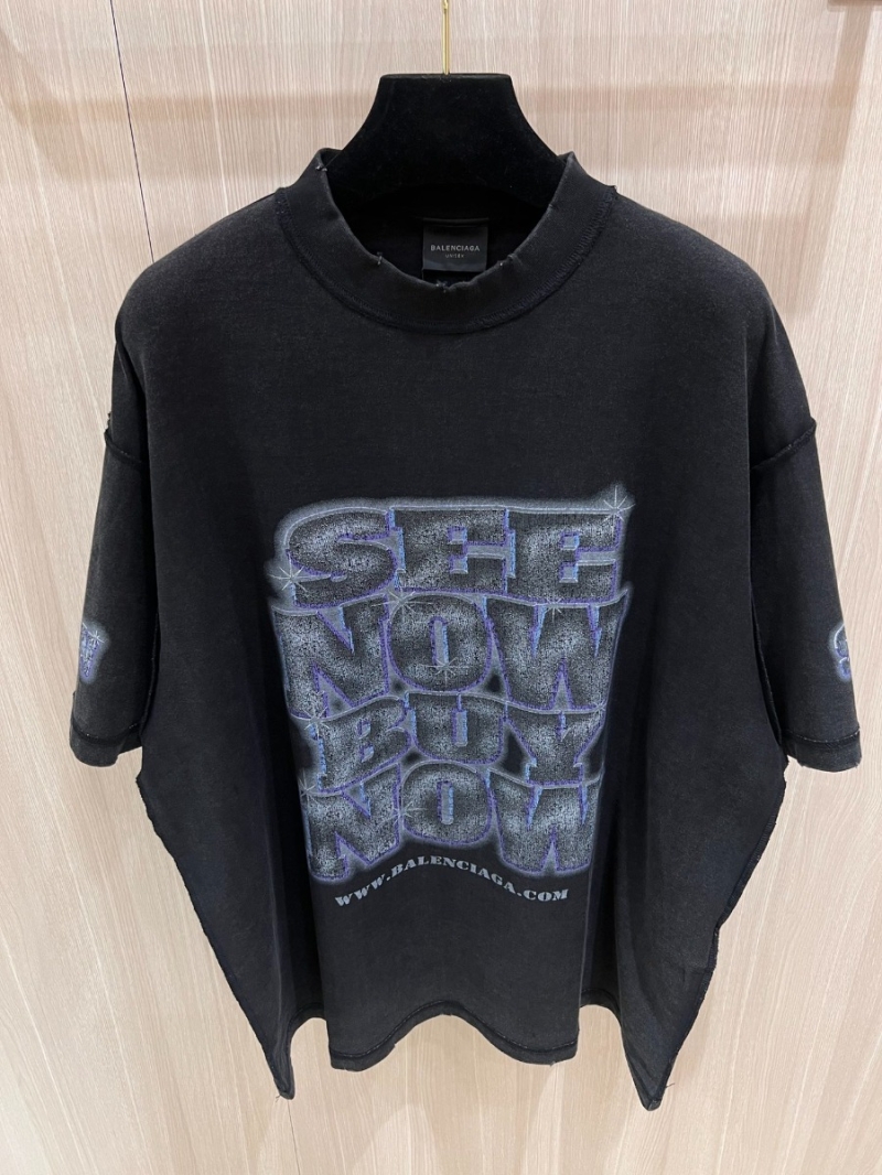 Balenciaga Diamond Wash Short Sleeve T-Shirt